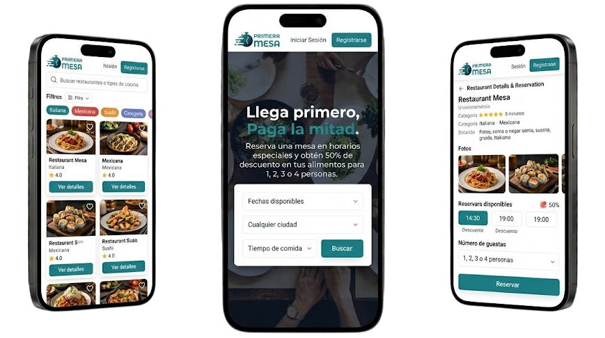 Restaurant reservation and customer experience mobile application built with React Native