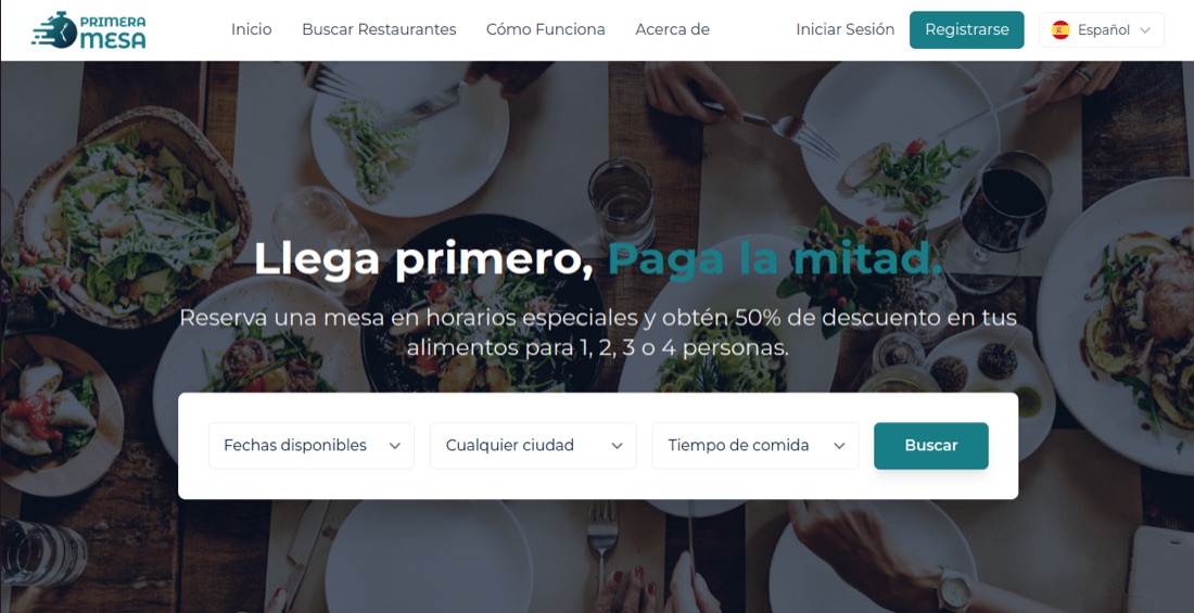 Primera Mesa restaurant reservations platform built by nawal tech